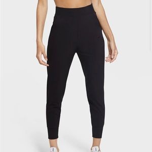 Nike Bliss Luxe Pants Pockets Tapered Mid Rise Training Joggers NEW